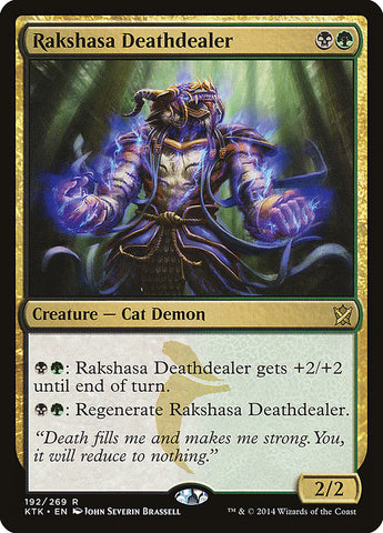 Rakshasa Deathdealer [Khans of Tarkir] Magic: The Gathering