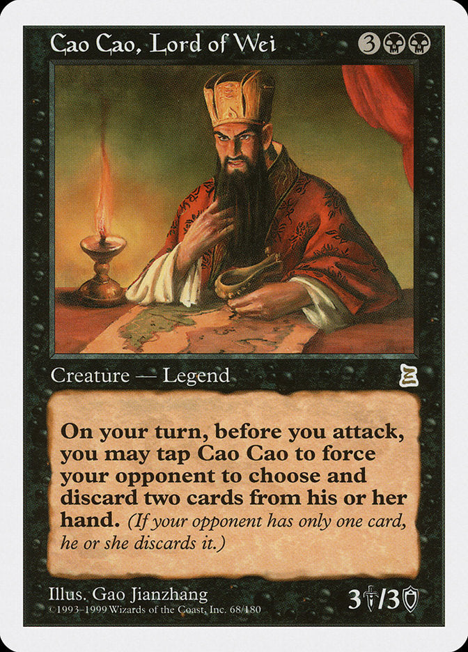 Cao Cao, Lord of Wei [Portal Three Kingdoms] Magic: The Gathering