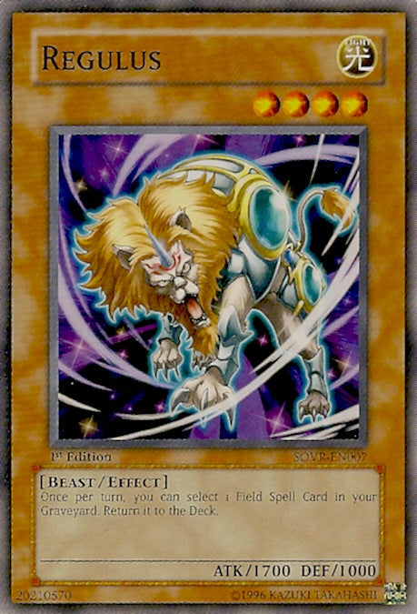 Regulus [SOVR-EN007] Common Yu-Gi-Oh!