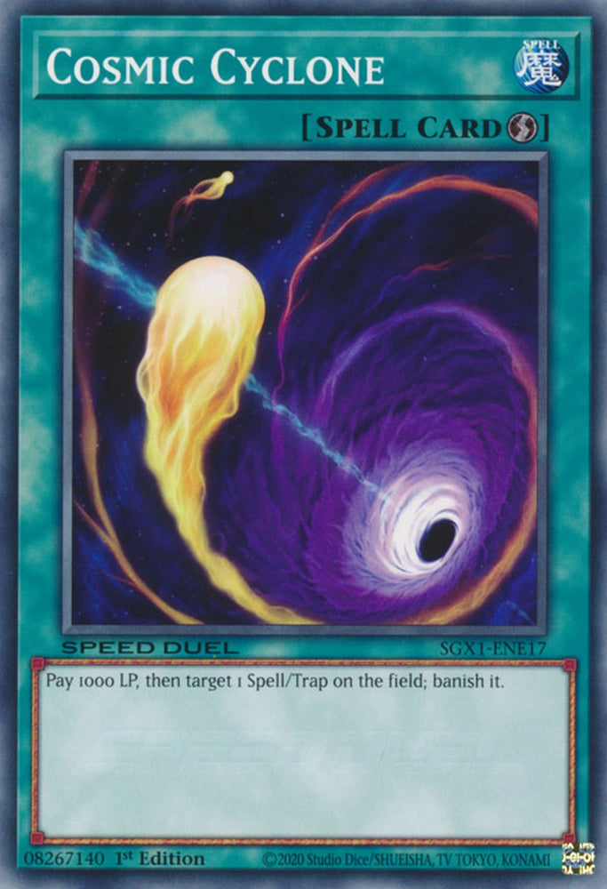 Cosmic Cyclone [SBC1-ENE16] Common Yu-Gi-Oh!