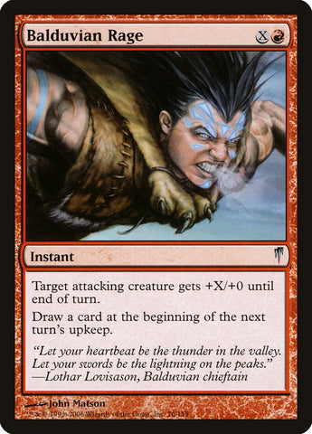 Balduvian Rage [Coldsnap] Magic: The Gathering