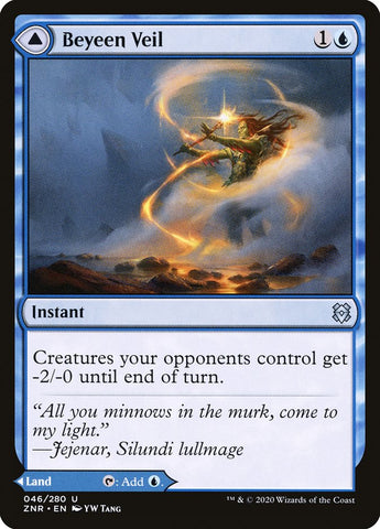 Beyeen Veil // Beyeen Coast [Zendikar Rising] Magic: The Gathering