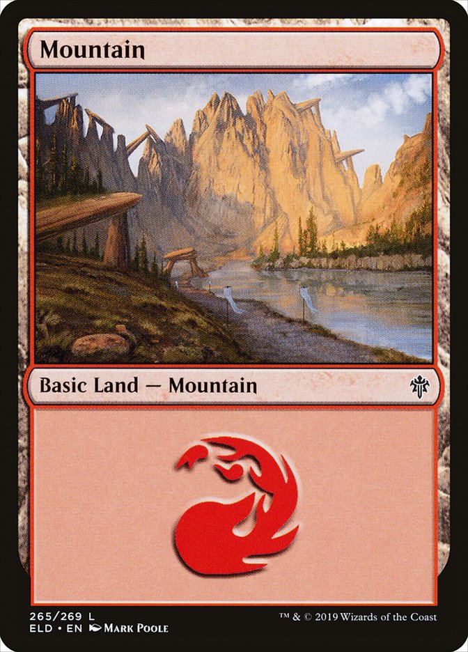Mountain (265) [Throne of Eldraine] Magic: The Gathering