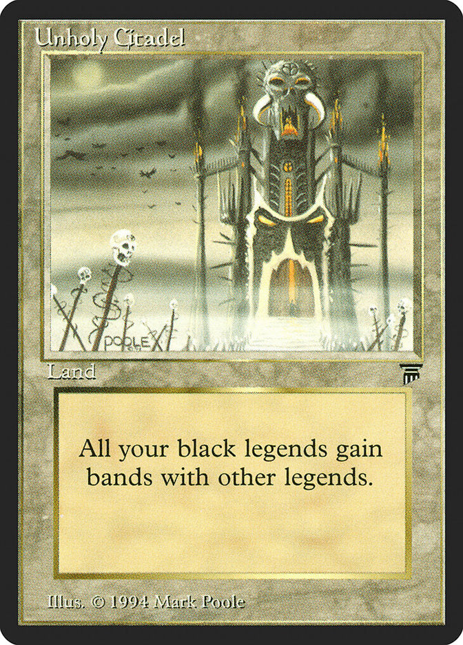 Unholy Citadel [Legends] Magic: The Gathering