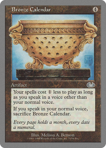 Bronze Calendar [Unglued] Magic: The Gathering