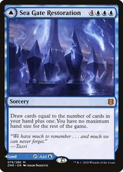Sea Gate Restoration // Sea Gate, Reborn [Zendikar Rising] Magic: The Gathering