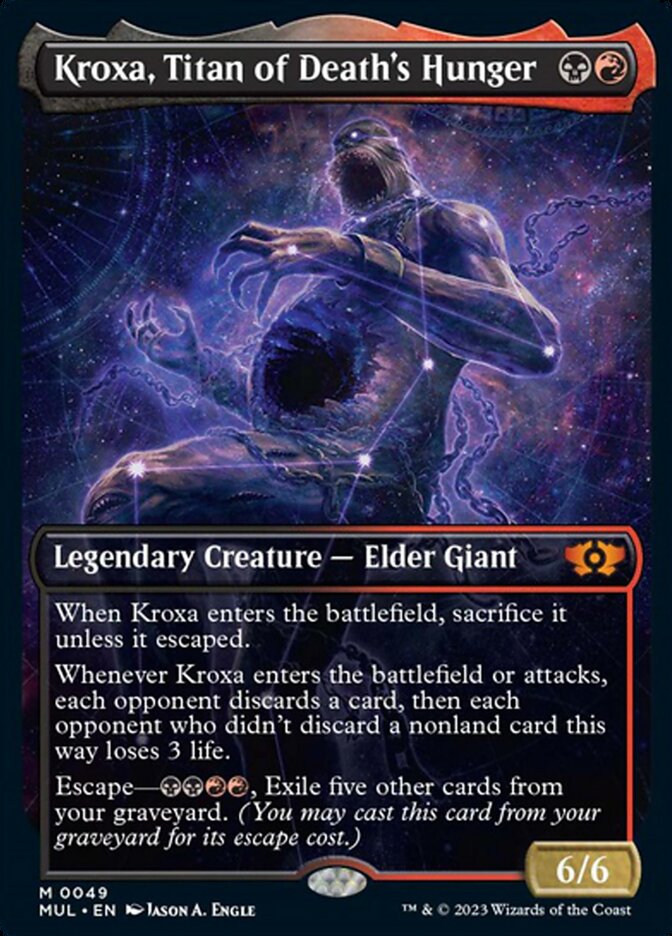 Kroxa, Titan of Death's Hunger [Multiverse Legends] Magic: The Gathering