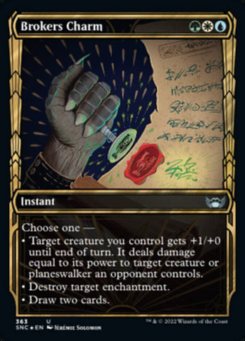Brokers Charm (Showcase Golden Age Gilded Foil) [Streets of New Capenna] Magic: The Gathering