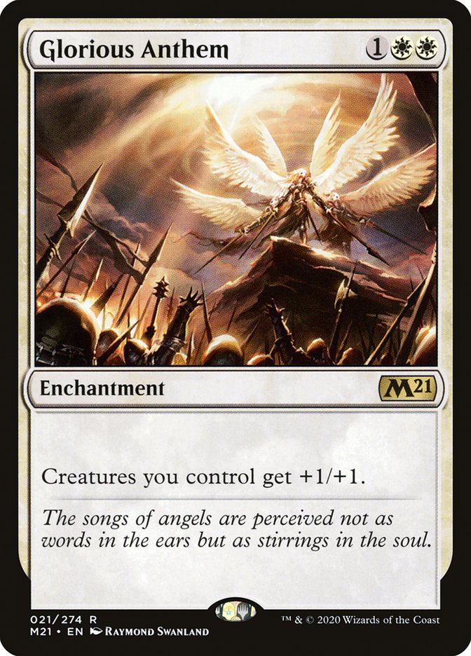 Glorious Anthem [Core Set 2021] Magic: The Gathering