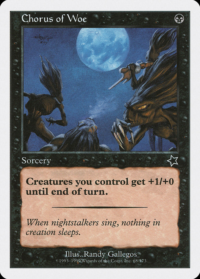Chorus of Woe [Starter 1999] Magic: The Gathering