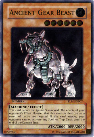 Ancient Gear Beast [TLM-EN007] Ultimate Rare Yu-Gi-Oh!
