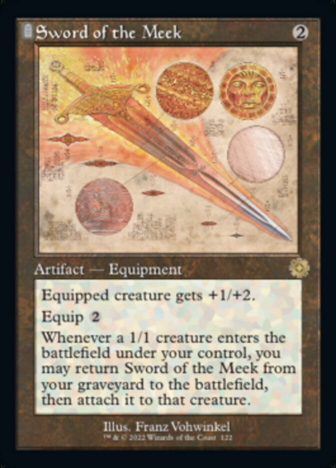 Sword of the Meek (Retro Schematic) [The Brothers' War Retro Artifacts] Magic: The Gathering