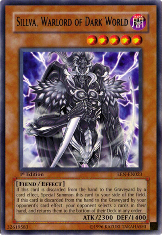 Sillva, Warlord of Dark World [EEN-EN023] Rare Yu-Gi-Oh!