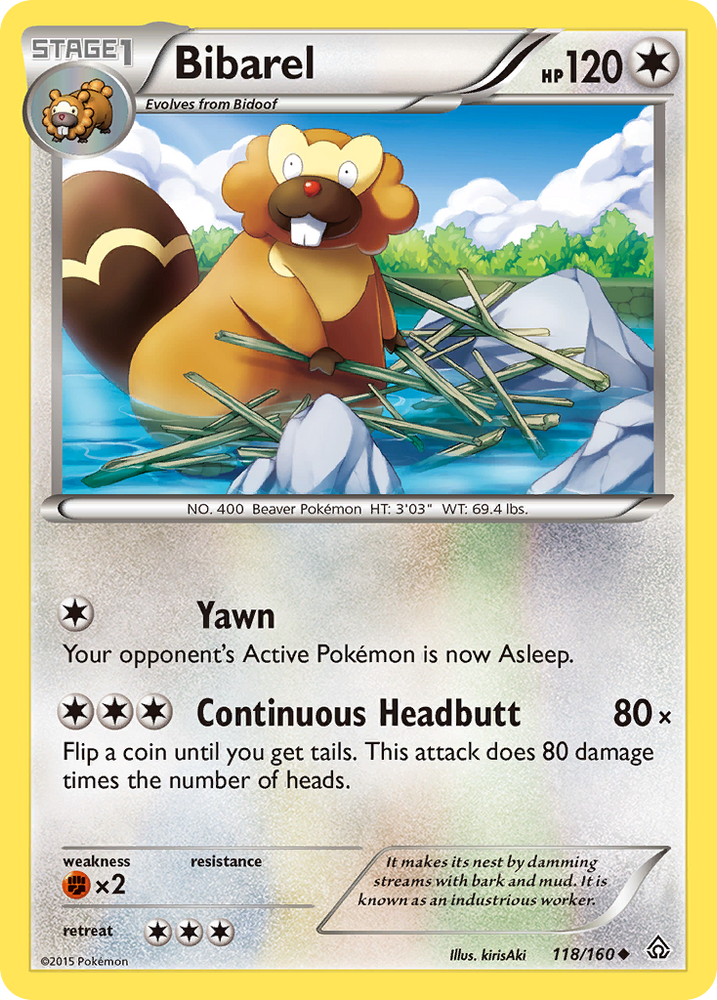 Bibarel (118/160) [XY: Primal Clash] Pokémon