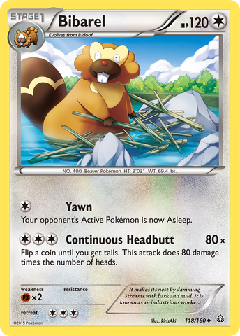 Bibarel (118/160) [XY: Primal Clash] Pokémon