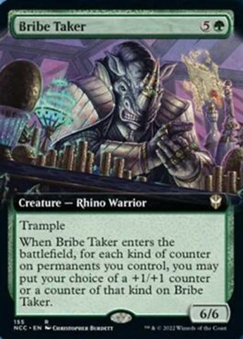 Bribe Taker (Extended Art) [Streets of New Capenna Commander] Magic: The Gathering