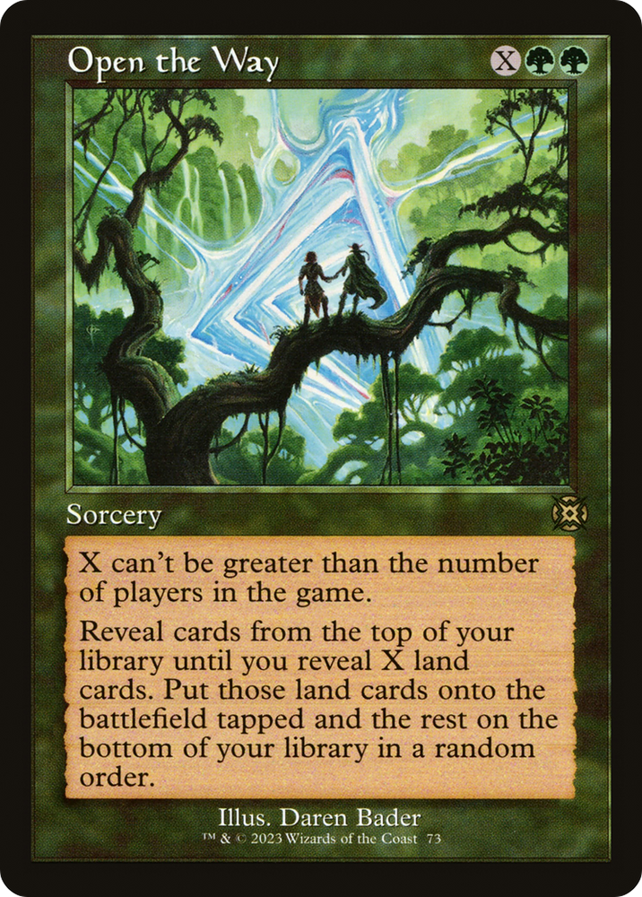Open the Way (Retro) [March of the Machine: The Aftermath] Magic: The Gathering