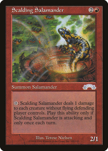 Scalding Salamander [Exodus] Magic: The Gathering