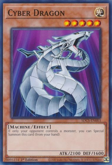 Cyber Dragon [SDCS-EN003] Common Yu-Gi-Oh!