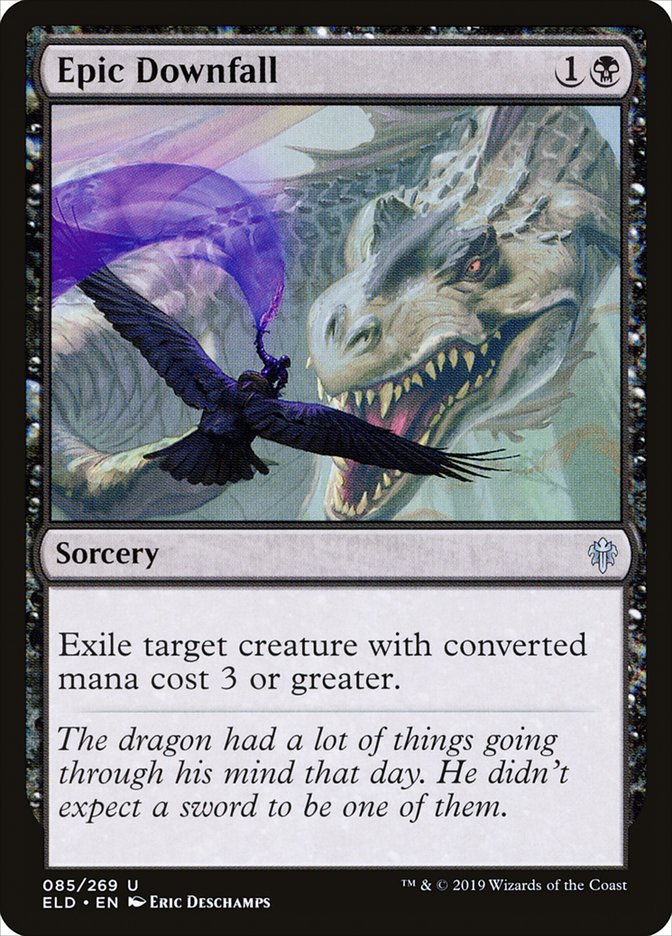 Epic Downfall [Throne of Eldraine] Magic: The Gathering