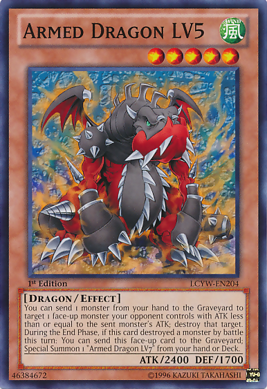 Armed Dragon LV5 [LCYW-EN204] Common Yu-Gi-Oh!