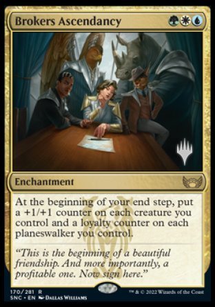 Brokers Ascendancy (Promo Pack) [Streets of New Capenna Promos] Magic: The Gathering