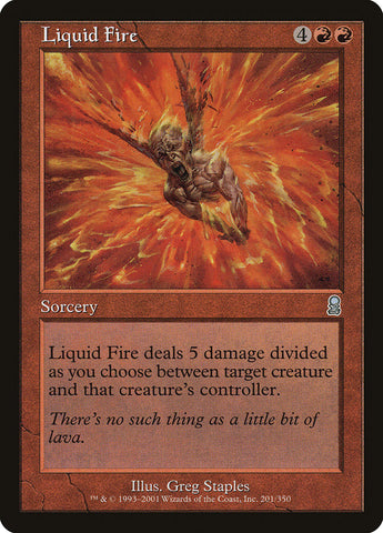 Liquid Fire [Odyssey] Magic: The Gathering
