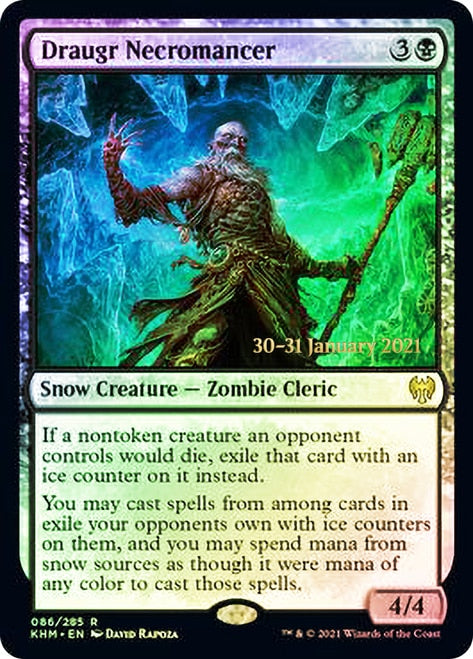 Draugr Necromancer [Kaldheim Prerelease Promos] Magic: The Gathering