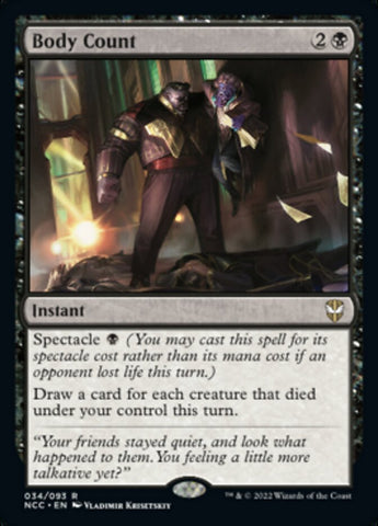 Body Count [Streets of New Capenna Commander] Magic: The Gathering