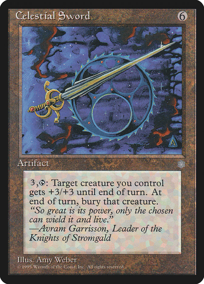 Celestial Sword [Ice Age] Magic: The Gathering