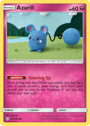 Azurill (146/236) [Sun & Moon: Cosmic Eclipse] Pokémon