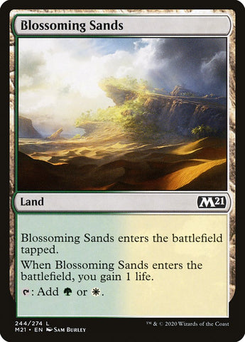 Blossoming Sands [Core Set 2021] Magic: The Gathering
