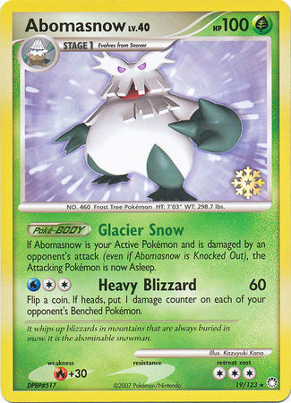 Abomasnow (19/123) [Countdown Calendar Promos] Pokémon