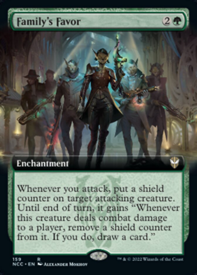 Family's Favor (Extended Art) [Streets of New Capenna Commander] Magic: The Gathering