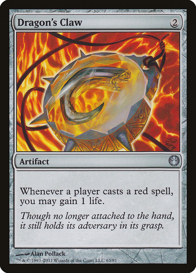 Dragon's Claw [Duel Decks: Knights vs. Dragons] Magic: The Gathering