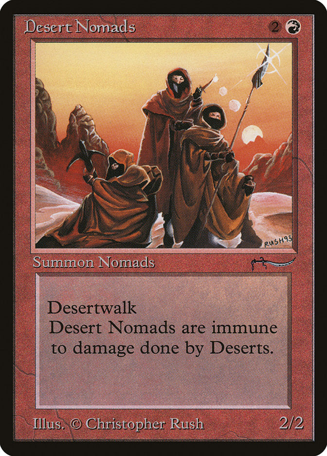 Desert Nomads [Arabian Nights] Magic: The Gathering