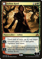 Arlinn Kord // Arlinn, Embraced by the Moon [Shadows over Innistrad Prerelease Promos] Magic: The Gathering
