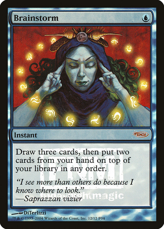 Brainstorm [Friday Night Magic 2004] Magic: The Gathering