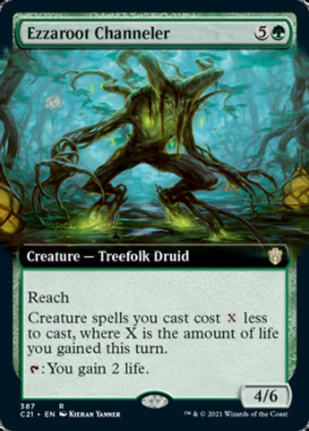 Ezzaroot Channeler (Extended Art) [Commander 2021] Magic: The Gathering