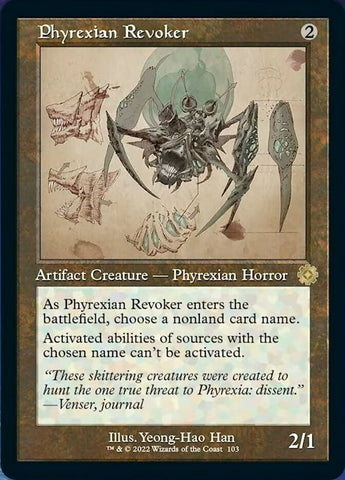 Phyrexian Revoker (Retro Schematic) [The Brothers' War Retro Artifacts] Magic: The Gathering