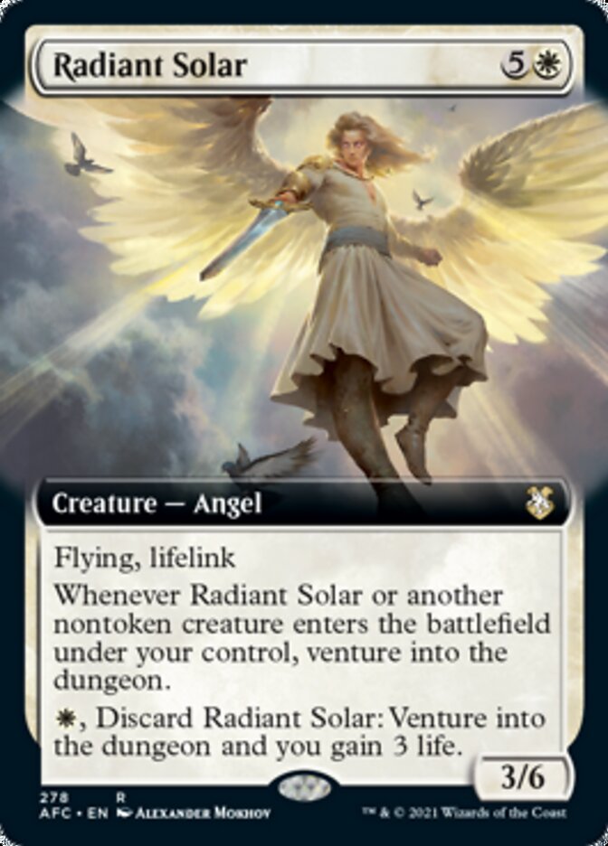 Radiant Solar (Extended Art) [Dungeons & Dragons: Adventures in the Forgotten Realms Commander] Magic: The Gathering