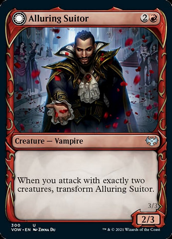 Alluring Suitor // Deadly Dancer (Showcase Fang Frame) [Innistrad: Crimson Vow] Magic: The Gathering