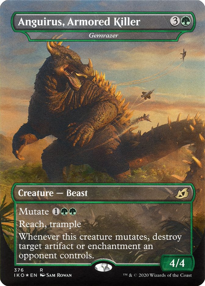 Gemrazer - Anguirus, Armored Killer (Extended Art) [Ikoria: Lair of Behemoths] Magic: The Gathering