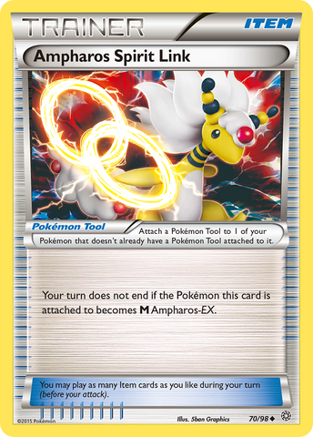 Ampharos Spirit Link (70/98) [XY: Ancient Origins] Pokémon