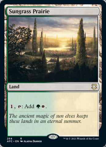 Sungrass Prairie [Dungeons & Dragons: Adventures in the Forgotten Realms Commander] Magic: The Gathering