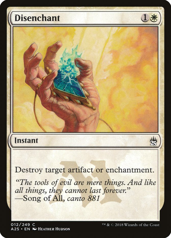 Disenchant [Masters 25] Magic: The Gathering