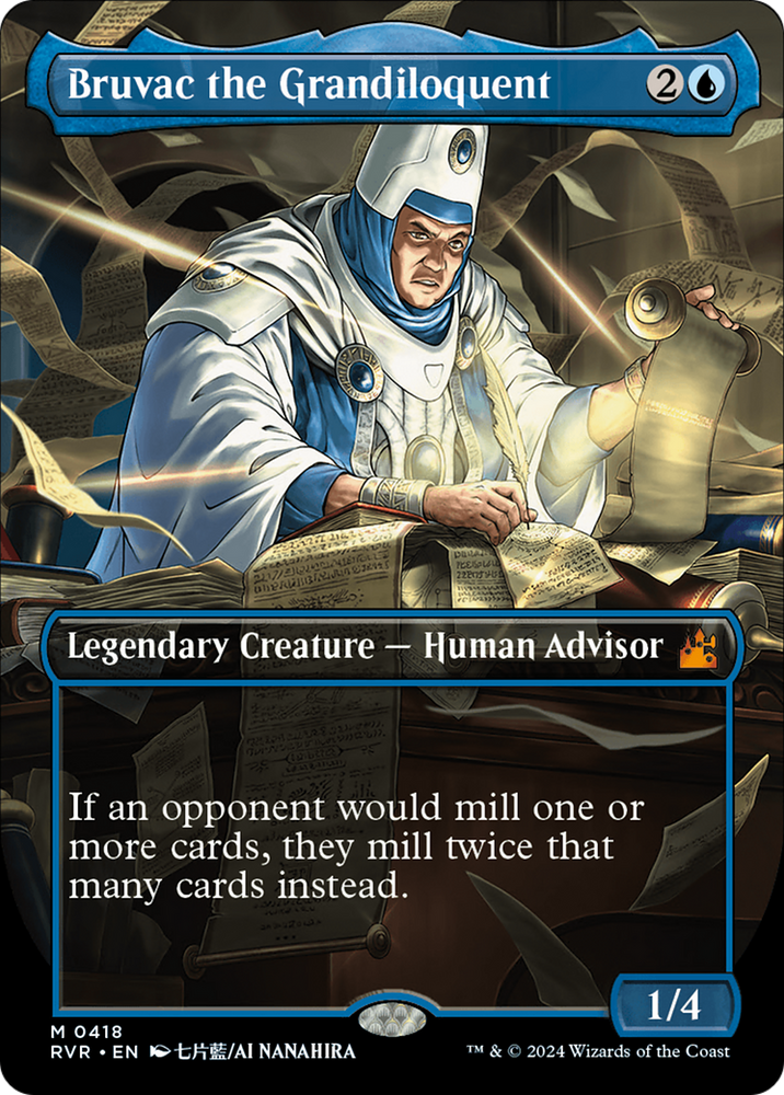 Bruvac the Grandiloquent (Anime Borderless) [Ravnica Remastered] Magic: The Gathering