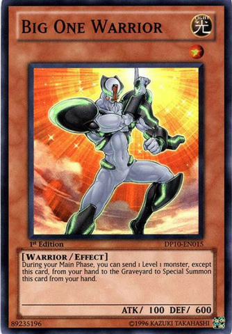Big One Warrior [DP10-EN015] Super Rare Yu-Gi-Oh!