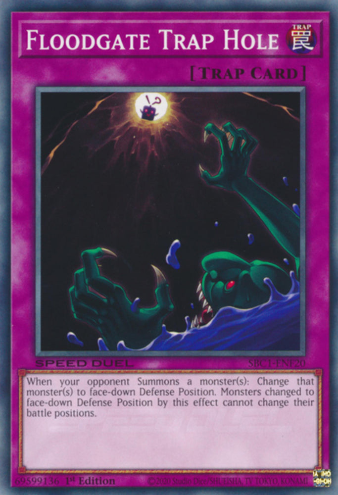Floodgate Trap Hole [SBC1-ENF20] Common Yu-Gi-Oh!