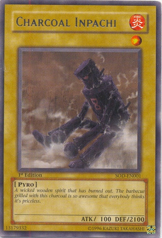 Charcoal Inpachi [SOD-EN001] Rare Yu-Gi-Oh!